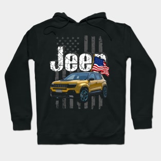 Jeep Avenger Jeepcar JEEP Flag Hoodie